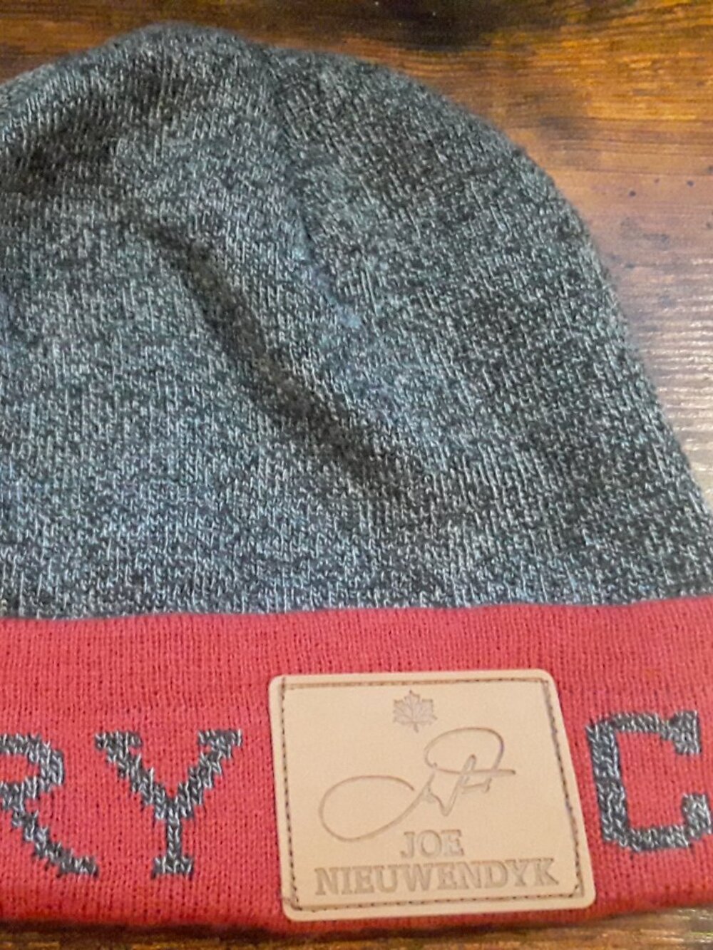 Calgary Hockey Toque/ Hat Joe Nieuwendyk Molson Canadian